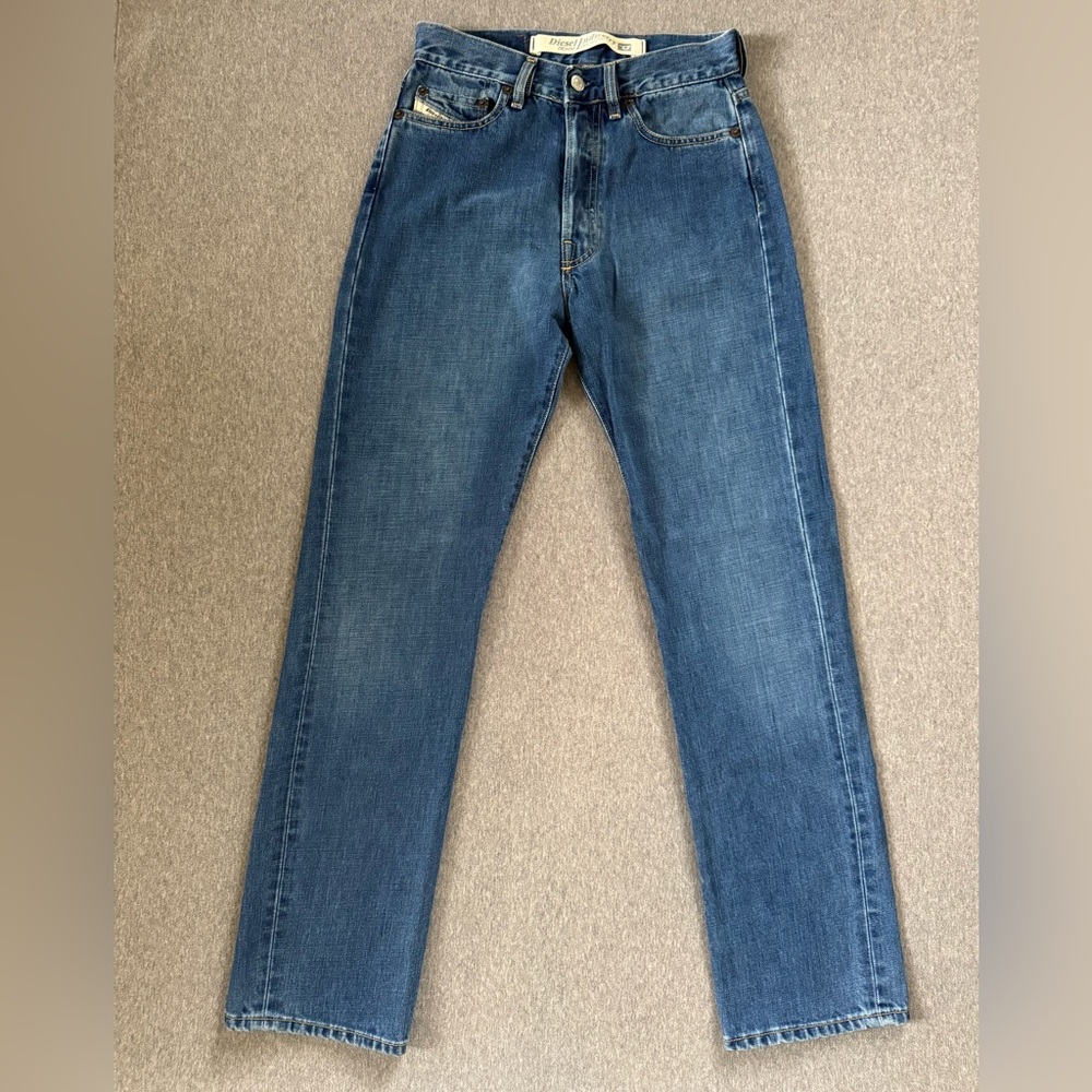 Diesel Blue Straight Leg Jeans